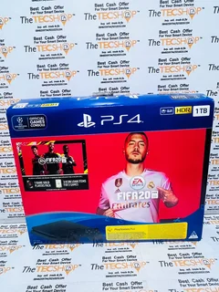 As New In The Box Sony PS4 Slim Edition 1 Game | 2 Controller Bundle With Accessories And Warranty