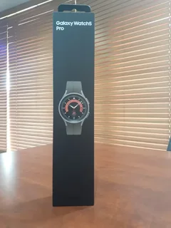 45mm Black Samsung Galaxy Watch 5 PRO GPS  Version Excellent Condition In Box With Warranty