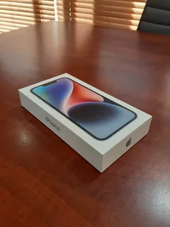 128GB APPLE IPHONE 14 5G BLUE EXCELLENT CONDITION  IN THE BOX WITH ALL ACCESSORIES AND WARRANTY