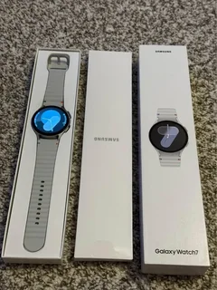 44mm Samsung Galaxy Watch 7 LTE Version Silver As New In Box The With Accessories And Warranty