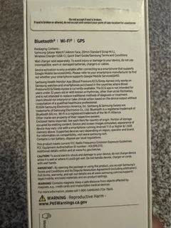 44mm Samsung Galaxy Watch 7 LTE Version Silver As New In Box The With Accessories And Warranty