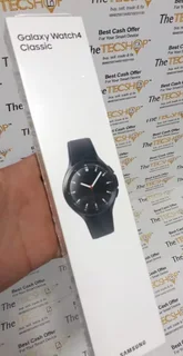 46mm Samsung Galaxy Watch 4 Classic LTE Version Excellent Condition In The Box With Warranty