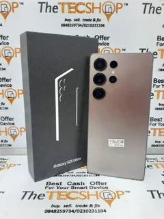 256GB Samsung Galaxy S25  ULTRA Black As New In The Box With Accessories And Warranty