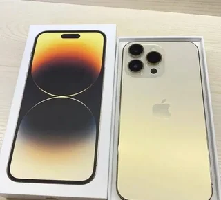 128GB APPLE IPHONE 14 PRO GOLD 5G EXCELLENT CONDITION IN BOX WITH ACCESSORIES AND WARRANTY