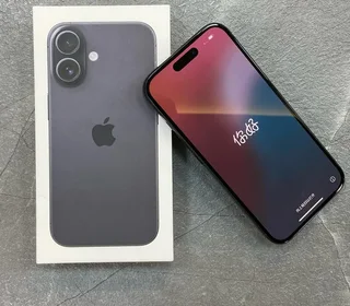 128GB APPLE IPHONE 16 5G BLACK AS NEW IN THE  BOX WITH ALL ACCESSORIES AND WARRANTY