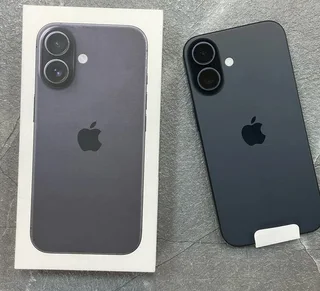 128GB APPLE IPHONE 16 5G BLACK AS NEW IN THE  BOX WITH ALL ACCESSORIES AND WARRANTY