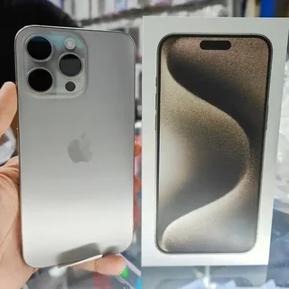 256GB APPLE IPHONE 15 PRO MAX NATURAL EXCELLENT CONDITION IN BOX WITH ALL ACCESSORIES AND WARRANTY