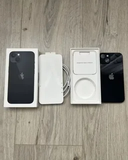 128GB APPLE IPHONE 13 5G MIDNIGHT IN COLOUR AS NEW IN THE BOX WITH ACCESSORIES AND WARRANTY