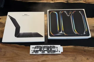 As New In Box 512GB 13 Inch iPad Pro M4 Chip Cellular With Keyboard With Accessories And Warranty