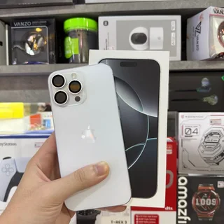 256GB APPLE IPHONE 16 PRO WHITE TITANIUM EXCELLENT CONDITION BOX WITH ACCESSORIES AND WARRANTY