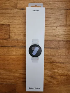 44mm Samsung Galaxy Watch 7 GPS Version Silver Brand New Sealed In Box With Accessories And Warranty