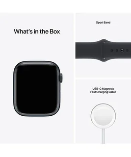 45mm Apple Watch Series 9 LTE Version Midnight In Color In Excellent Condition In Box With Warranty