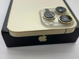 128GB APPLE IPHONE 13 PRO 5G GOLD EXCELLENT CONDITION  IN THE BOX WITH ACCESSORIES AND WARRANTY