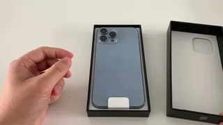 128GB APPLE IPHONE 13 PRO 5G  BLUE EXCELLENT CONDITION IN THE BOX WITH ACCESSORIES &amp; WARRANTY