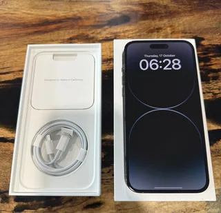 128GB APPLE IPHONE 14 PRO BLACK5G EXCELLENT CONDITION IN BOX WITH ACCESSORIES AND WARRANTY