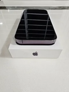 128GB APPLE IPHONE 14 PRO DEEP PURPLE 5G AS NEW IN THE BOX WITH ACCESSORIES AND WARRANTY
