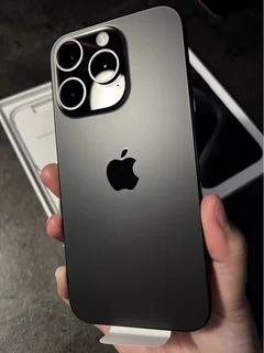 128GB APPLE IPHONE 15 PRO 5G BLACK EXCELLENT CONDITION IN THE BOX WITH ALL ACCESSORIES AND WARRANTY