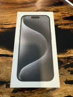 128GB APPLE IPHONE 15 PRO 5G BLACK EXCELLENT CONDITION IN THE BOX WITH ALL ACCESSORIES AND WARRANTY