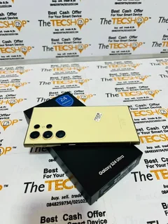 256GB Samsung Galaxy S24 ULTRA Yellow In Excellent Condition In Box With Accessories And Warranty