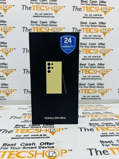 256gb Samsung Galaxy S24 Ultra Yellow In Excellent Condition In Box With Accessories And Warranty