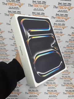 As New In Box 256GB 13 Inch iPad Pro M4 Chip Black |Standard Glass |WiFi | Accessories And Warranty