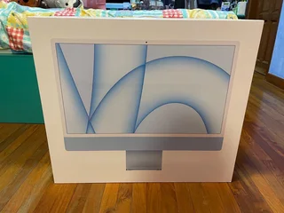 Excellent Condition In Box 24-Inch Apple iMac With M1 Chip|256GB SSD|8GB RAM|Accessories|Warranty