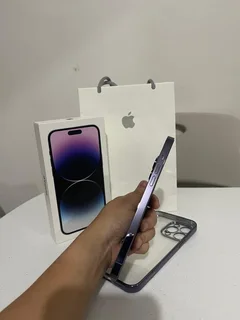 128GB APPLE IPHONE 14 PRO DEEP PURPLE 5G AS NEW IN THE BOX WITH ACCESSORIES AND WARRANTY