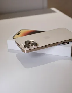 128GB APPLE IPHONE 14 PRO GOLD 5G EXCELLENT CONDITION IN BOX WITH ACCESSORIES AND WARRANTY