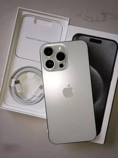 256GB APPLE IPHONE 15 PRO MAX WHITE EXCELLENT CONDITION IN THE BOX WITH ALL ACCESSORIES AND WARRANTY