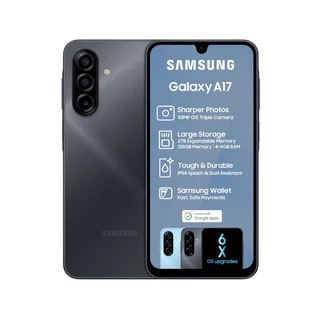 128GB Dual-Sim Black Samsung Galaxy A17 As New In The Box With Accessories And Warranty