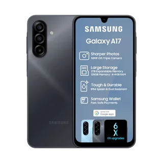 128GB Dual-Sim Black Samsung Galaxy A17 As New In The Box With Accessories And Warranty