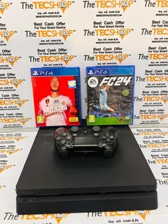 Excellent Condition 500GB Sony PS4 Slim Edition 2 Game Bundle With All Accessories And Warranty