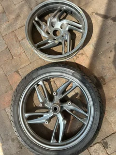 BMW R1200GS K25 Front and Rear Mag Rims