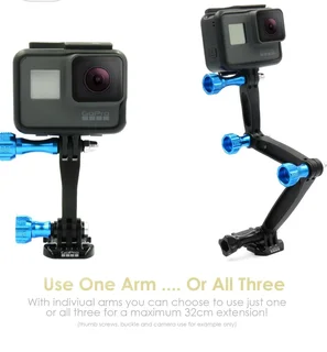 CNC Aluminum GoPro Holder Extension