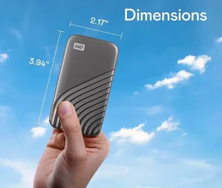 WD My Passport 1GB SSD USB C