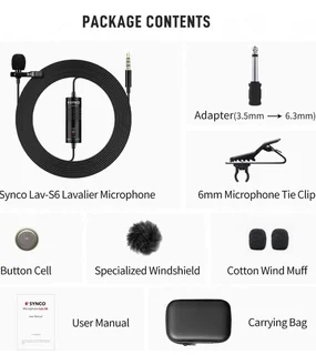 SYNCO automatic condenser microphone NEW