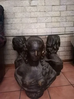 Glass indoor or outdoor use fancy table.