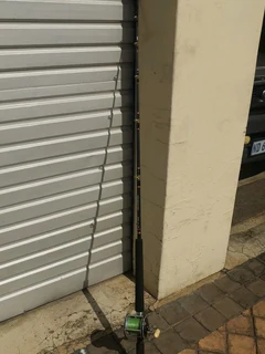 Deep sea fishing rods.