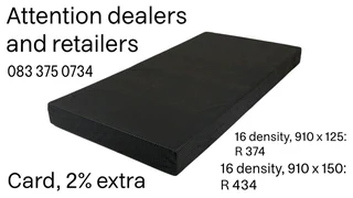 Foam mattresses. Brand new. Minimum 5 units to get the wholesale price.