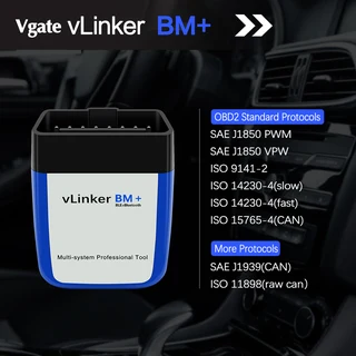 VGate VLinker BM&#43; OBD2 Bluetooth 4.0 for Android/iOS Recommended by BimmerCode/ BimmerLink R999