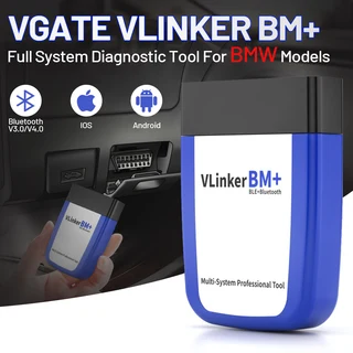 VGate VLinker BM&#43; OBD2 Bluetooth 4.0 for Android/iOS Recommended by BimmerCode/ BimmerLink R999