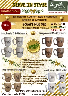 Special Price on Argilla Pottery Roaster Set Plus FREE Mugs