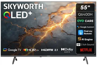 Skyworth 55 Ultra HD 4K Smart Google Frameless LED TV - 36 Month Warranty