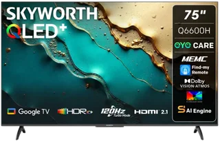 TV Wholesaler: Skyworth 75Q6600H Ultra HD 4K Smart Google QLED TV - 36 Month Warranty -NEW Model