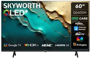 TV Wholesaler: Skyworth 60Q6600 Ultra HD 4K Smart Google QLED TV - 36 Month Warranty -NEW Model