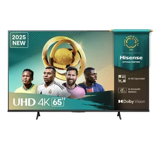 Hisense 65A6Q Ultra HD 4K Smart HDR Frameless LED TV - 4 Year Warranty