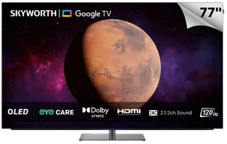 TV Wholesaler: Skyworth 77 SXF9850 Ultra HD 4K Smart 120Hz Google OLED TV - 36 Month Warranty