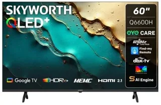 TV Wholesaler: Skyworth 60Q6600 Ultra HD 4K Smart Google QLED TV - 36 Month Warranty -NEW Model