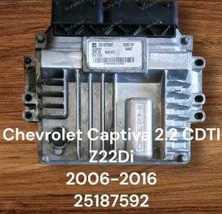 Chevrolet Captiva 2.2 Cdti Z22di Engine Cde Edc Electronic Diesel Controlled Diesel Management Syste