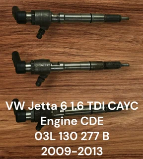 VW Jetta 6 1.6 TDI CAYC Engine CDE Diesel Management System EDC Electronic Diesel Controlled *VW Pol